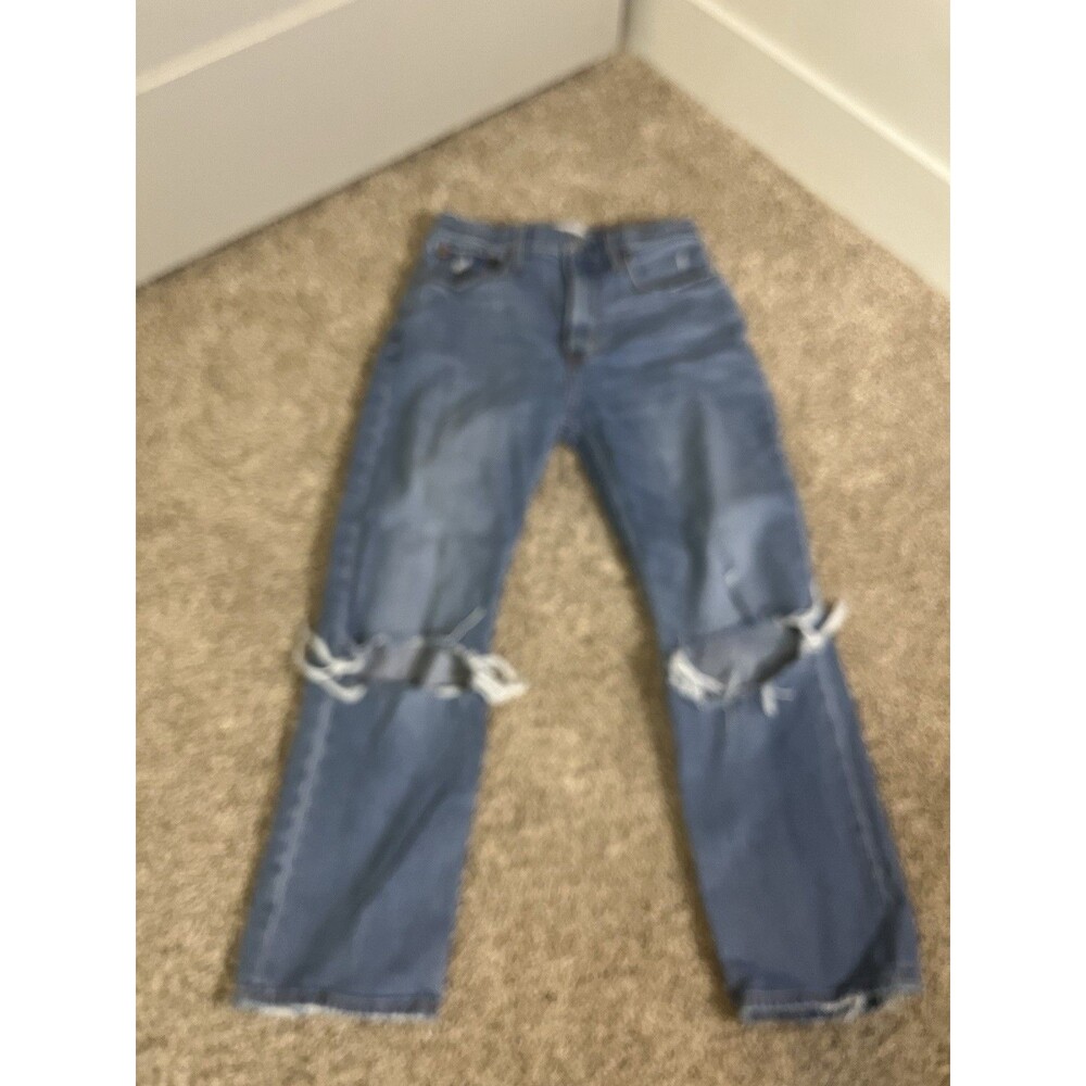 Abercrombie & Fitch the ankle straight high rise women's size 2 or size 26